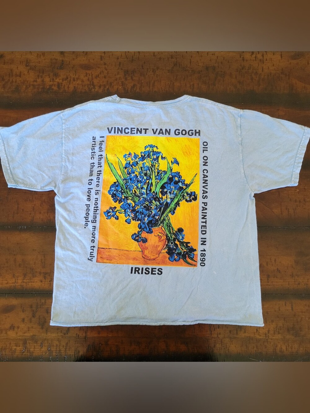 Isaac Morris | Van Gogh Irises Cropped T-Shirt